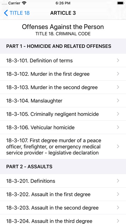 Colorado Revised Statutes 2019 screenshot-3