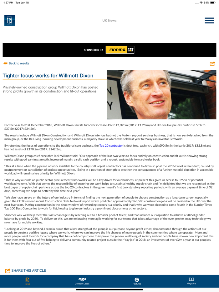 The Construction Index News