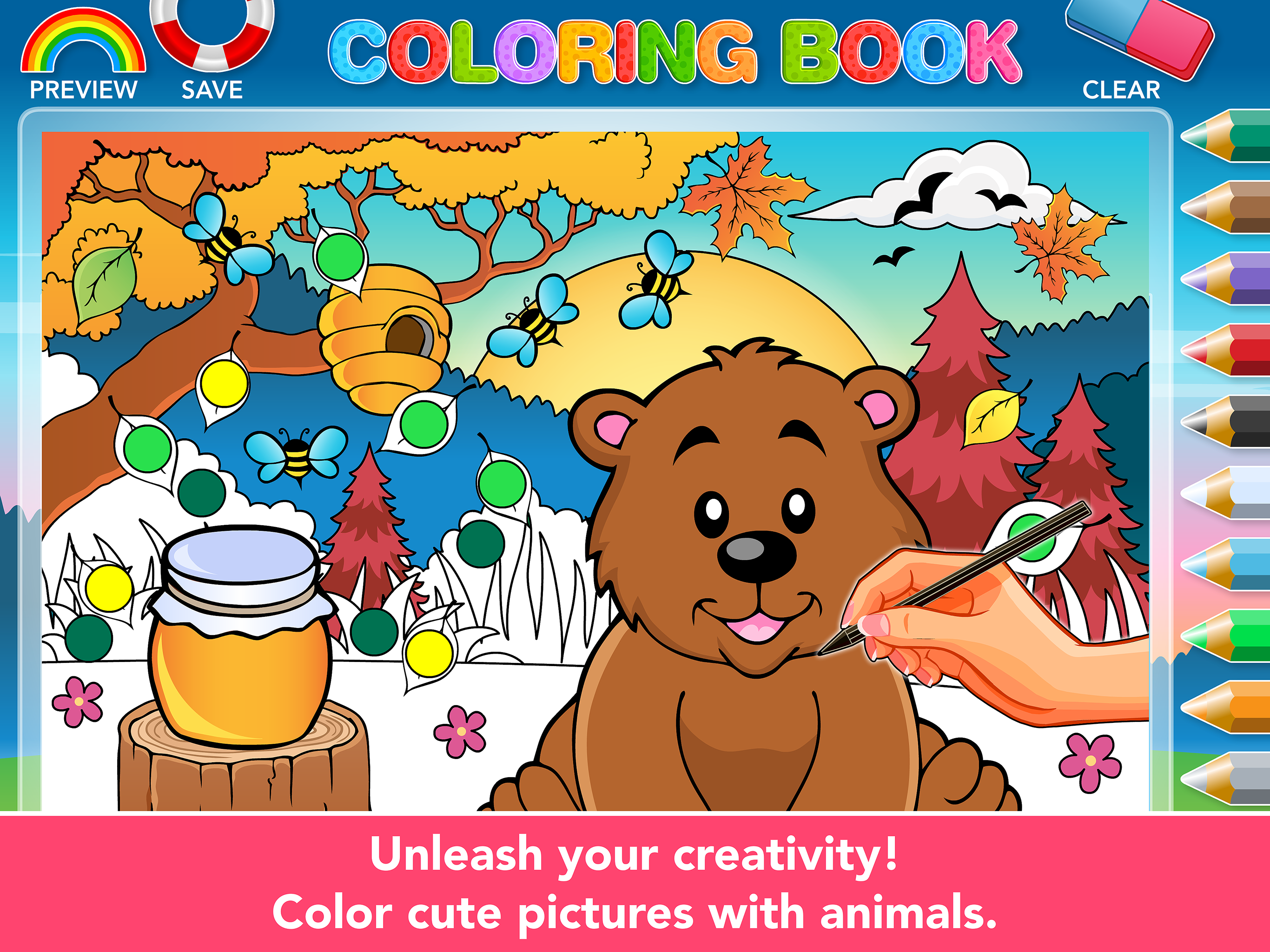 Animal games for 2-5 year olds