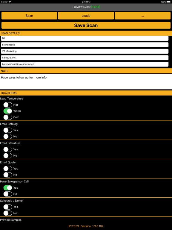Screenshot #5 pour SwiftLeads