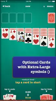 ▻ solitaire + iphone screenshot 3