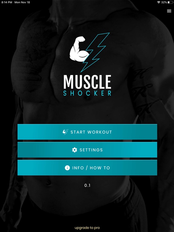 Muscle Shocker iPad screenshot 1 - Health & Fitness app