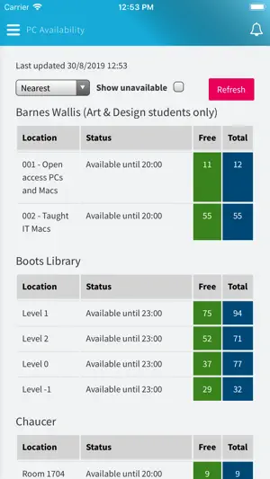 MyNTU - Nottingham Trent Uni screenshot 2