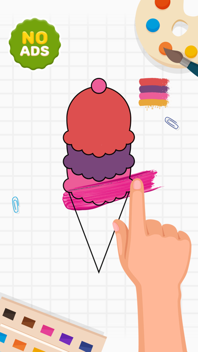 Kids Coloring Book Games Screenshot