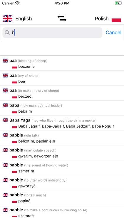 Polish-English Dictionary screenshot-4