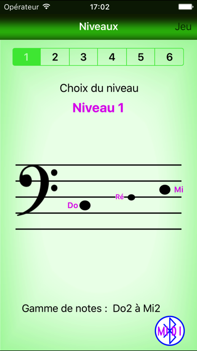 Screenshot #2 pour Speedy Note: Clef de Fa 4e