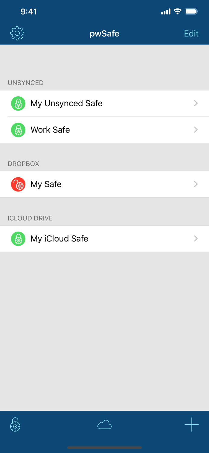 pwSafe 2 - Password Safe