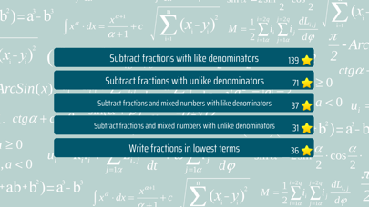 Screenshot #1 pour Math Shot Subtract Fractions