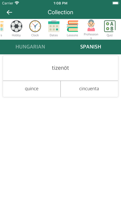 Screenshot #3 pour Hungarian Spanish Dictionary