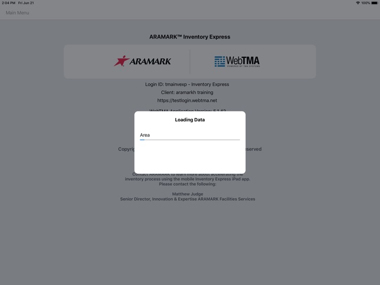 ARAMARK Inventory Express