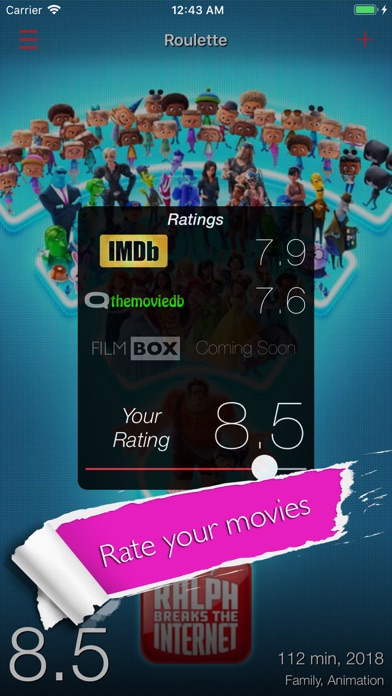 Filmbox Smart Movie Manager Screenshot
