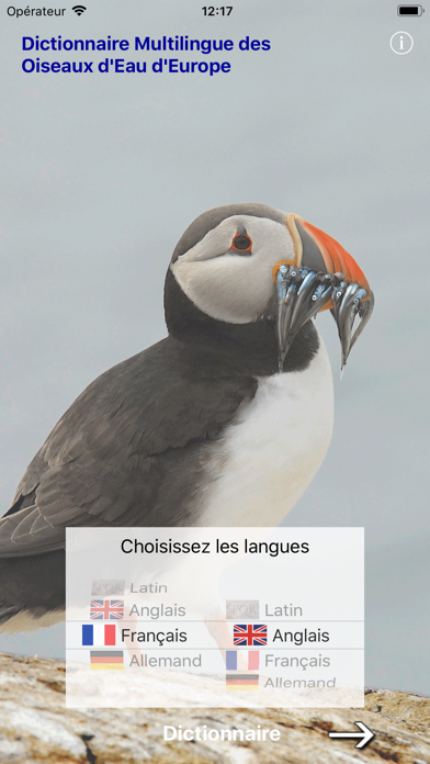 Screenshot #1 pour European Birds Names Lite