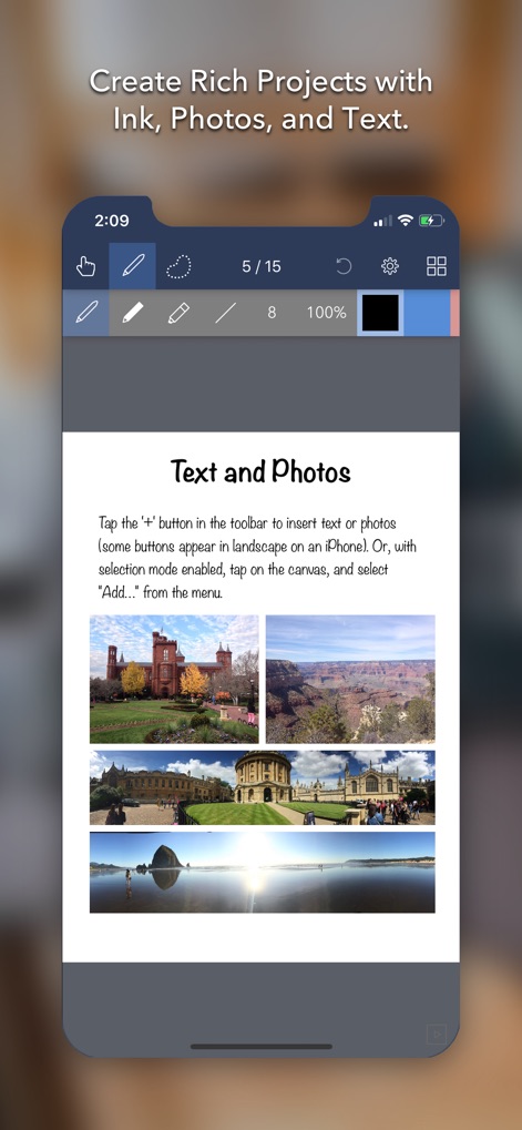Noteflow+ Digital Notebook - noteflow-plus-text-photos-feature
