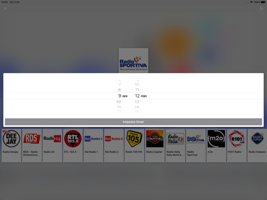 Radio FM Italy iPad screenshot 6 - Music app