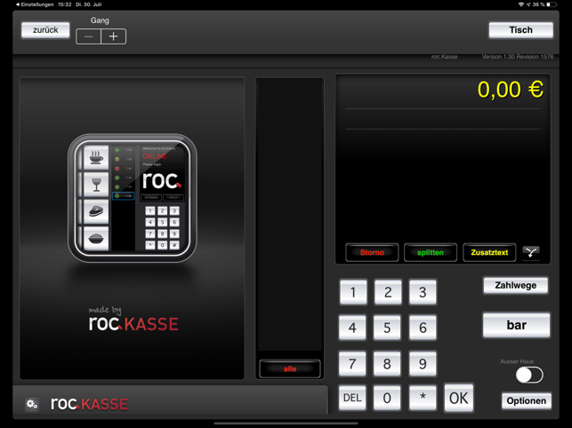 ‎roc.Kasse Screenshot