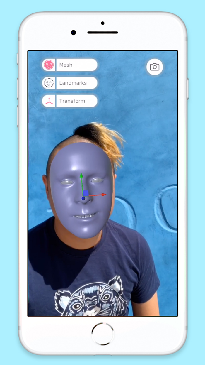 Pinscreen Face Tracker