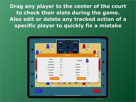 Screenshot #6 pour Basketball Stats Assistant