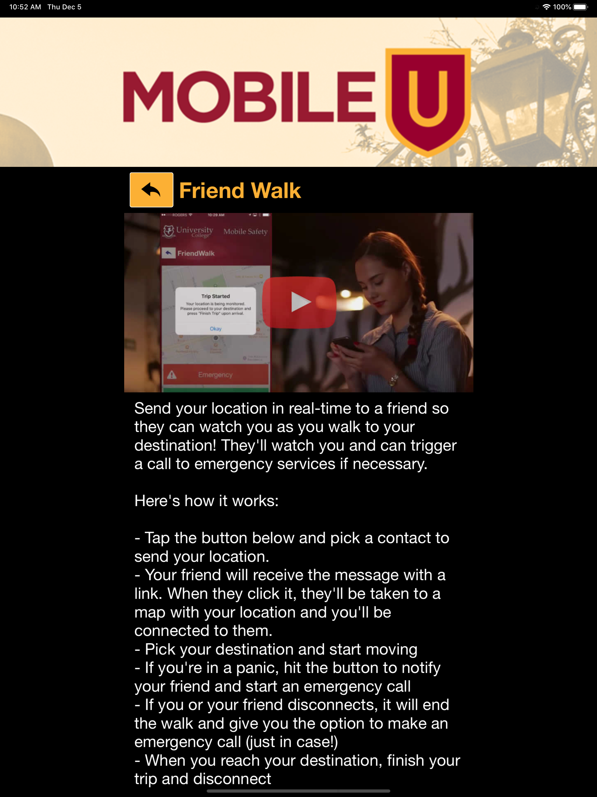 MobileU - Ursinus College screenshot 11