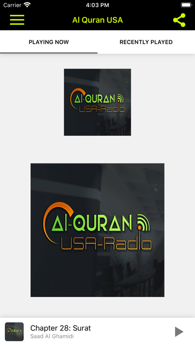 Screenshot #1 pour Al Quran USA