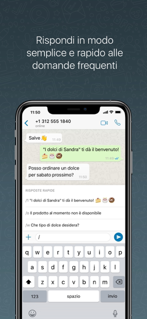 WhatsApp Business Screenshot