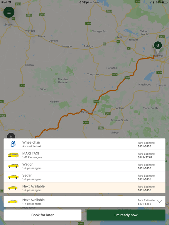 Screenshot #5 pour Morwell Taxis