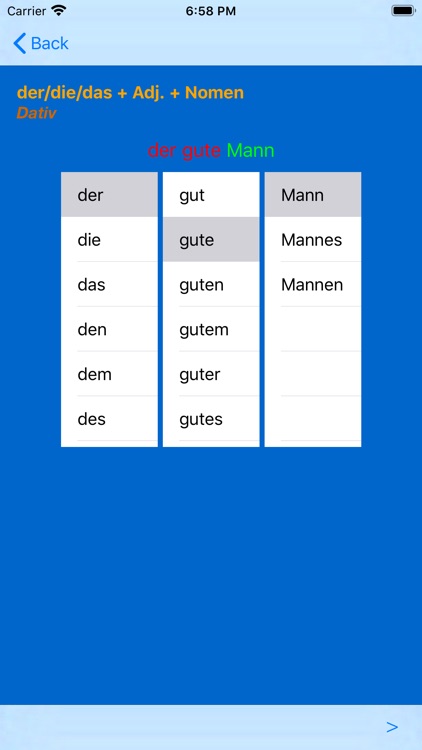 German Adjective Endings