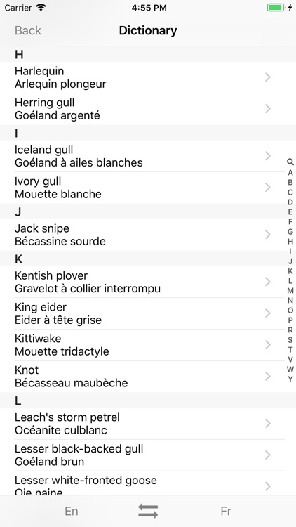 European Birds Names Lite