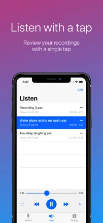 Easy Voice Recorder screenshot 2 of 3