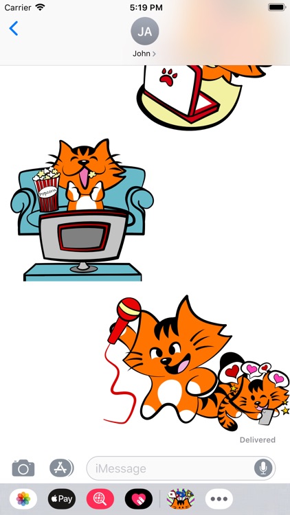 Kikimoji Fun - Cat Sticker screenshot-4
