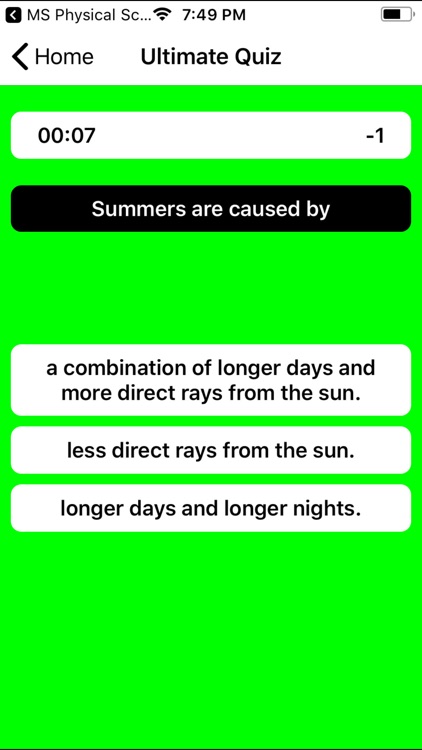 MS Earth Science Prep