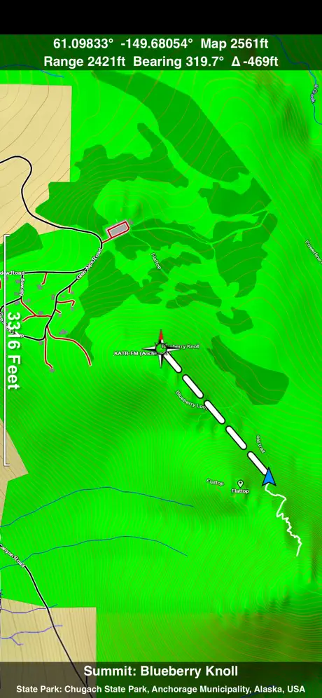 Scenic Map Alaska