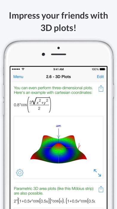 PocketCAS lite for Mathematics Screenshot