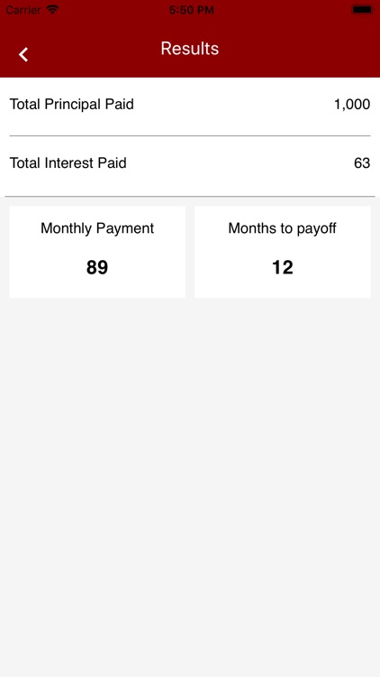 Credit card payoff calculator screenshot-3