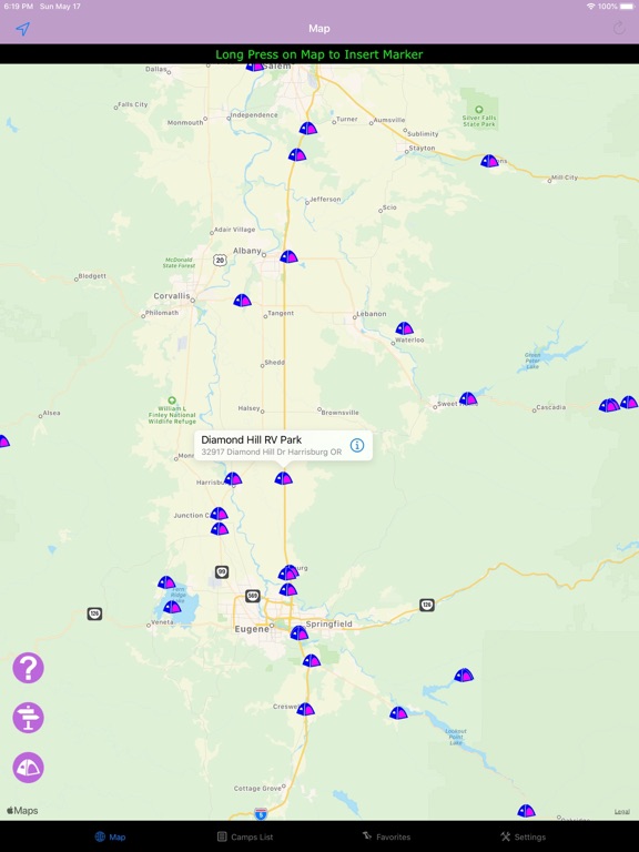 Screenshot #4 pour Oregon – Camping & RV spots