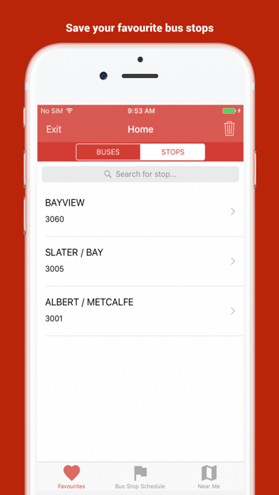 Ottawa Transit Screenshot