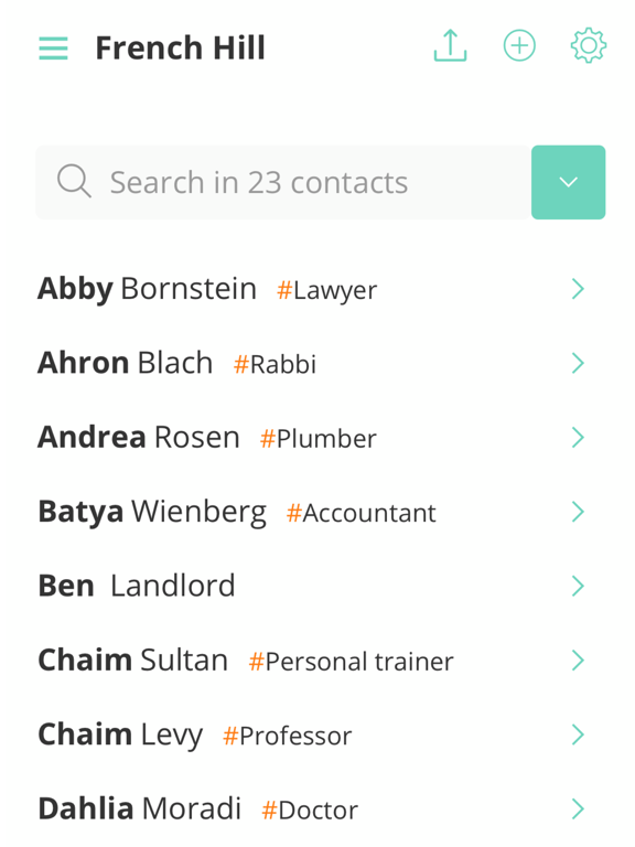 Screenshot #4 pour Peoplist