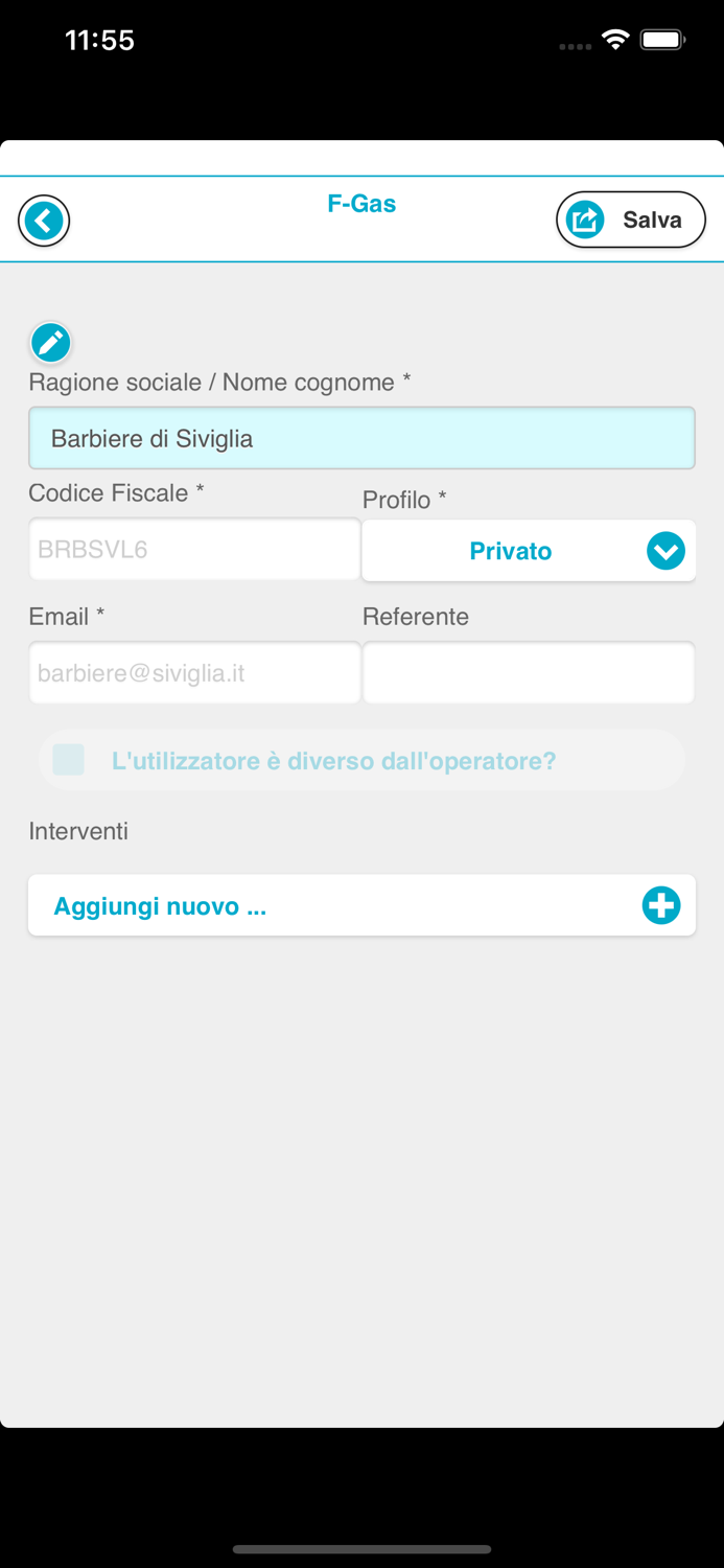 F-gas Invio CamereCom