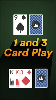 solitaire - classic game iphone screenshot 2