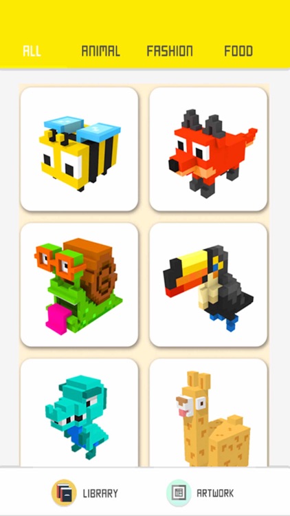 Color by Number AR 3D Art