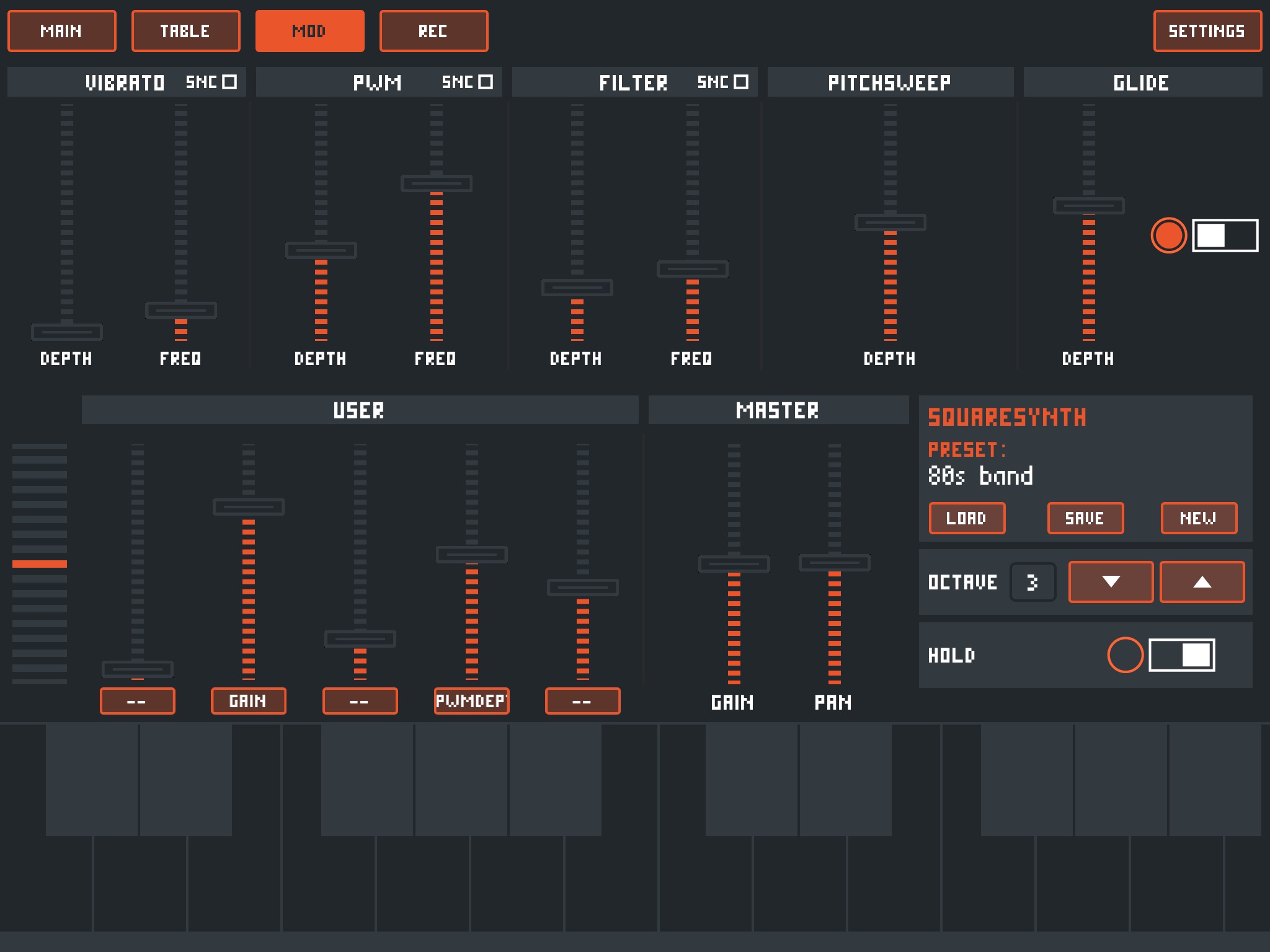 SquareSynth 2 - Chiptune Synth screenshot 3