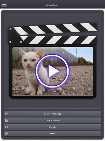 Unlive - HD video in the photo iPad screenshot