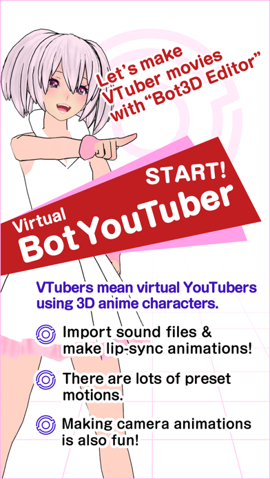 Screenshot #1 pour Bot3D Editor - 3D Anime Editor