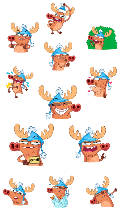 Screenshot #2 pour Crazy Deer Stickers
