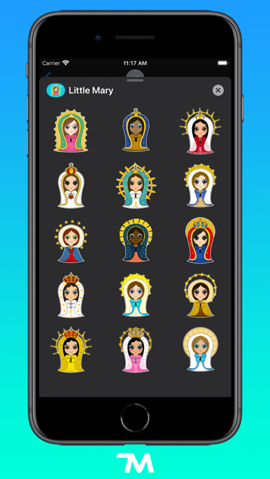 Screenshot 3 of Little Mary Stickers App