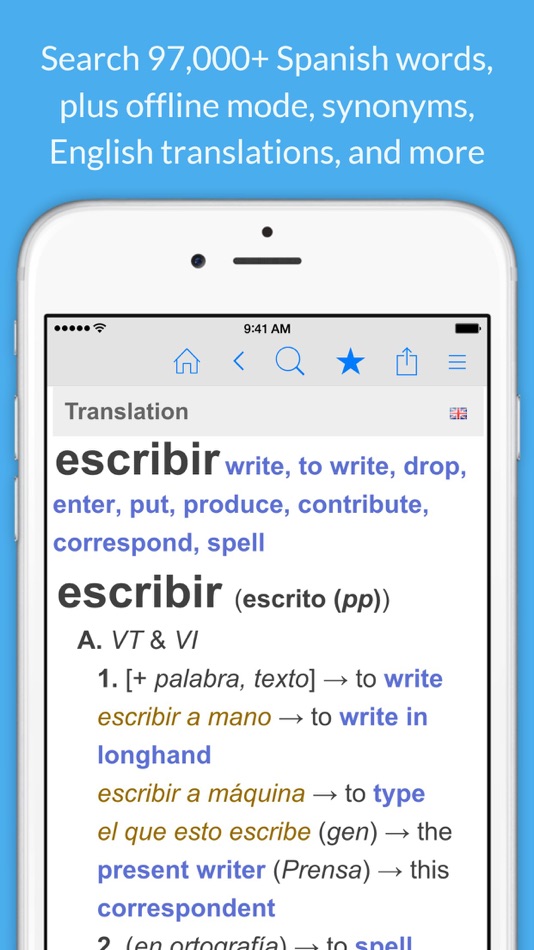 Spanish Dictionary & Thesaurus - 3.5.1 - (iOS)