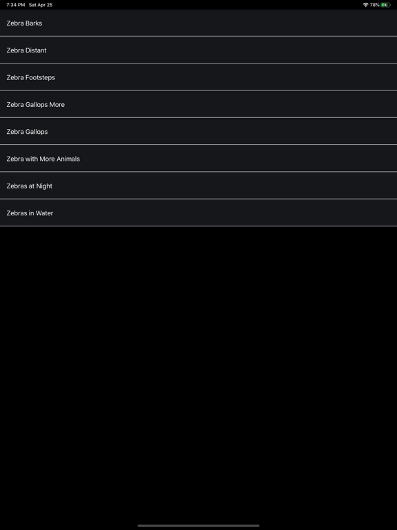 Screenshot #5 pour Zebra Sounds