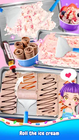 Game screenshot Frozen Ice Cream Roll Desserts hack