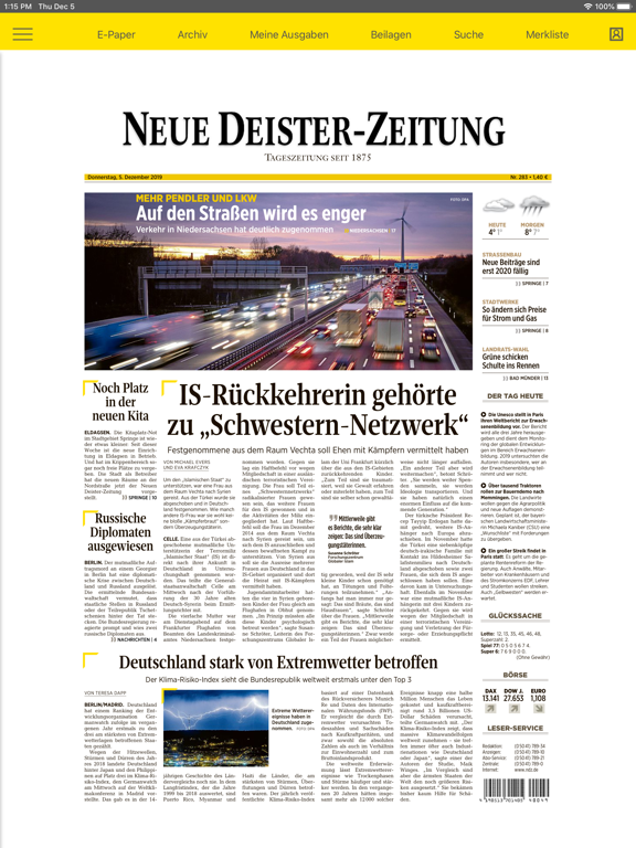 Screenshot #5 pour Neue Deister-Zeitung E-Paper