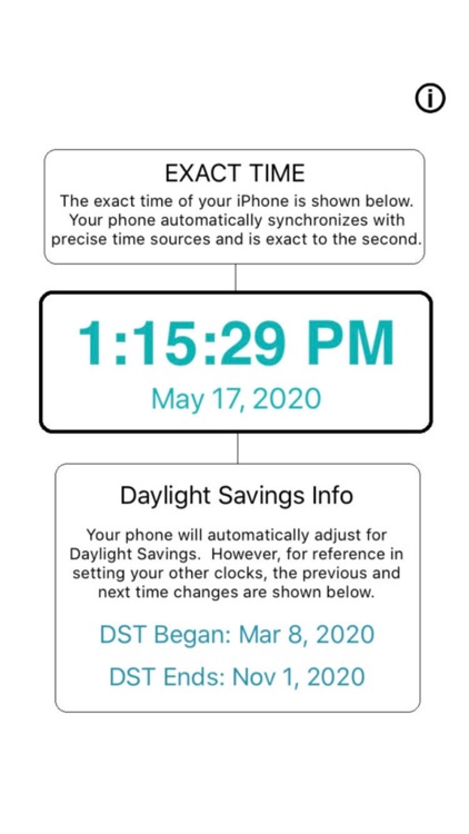 Exact Time - With DST Dates