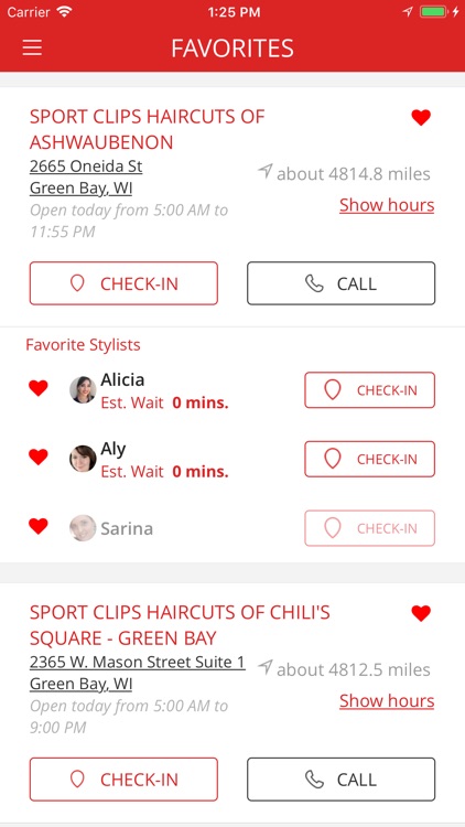 Sport Clips Haircuts Check In